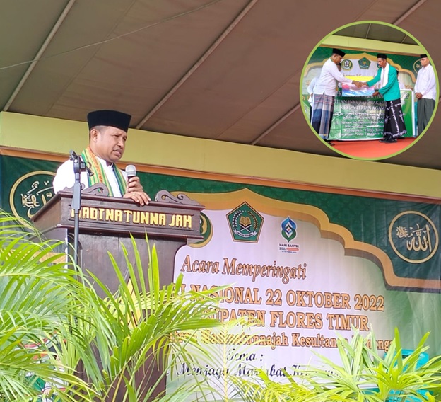 Foto - Upacara Hari Santri Tahun 2022 Tingkat Kab. Flotim